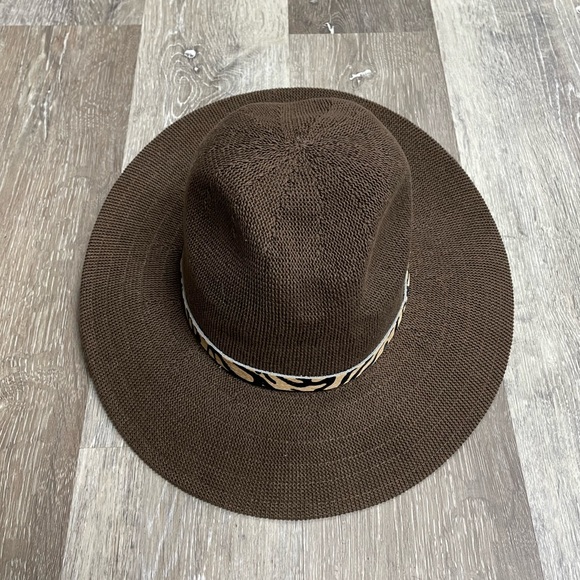 Urban Outfitters Faye Panama hat, brown. - Picture 5 of 7